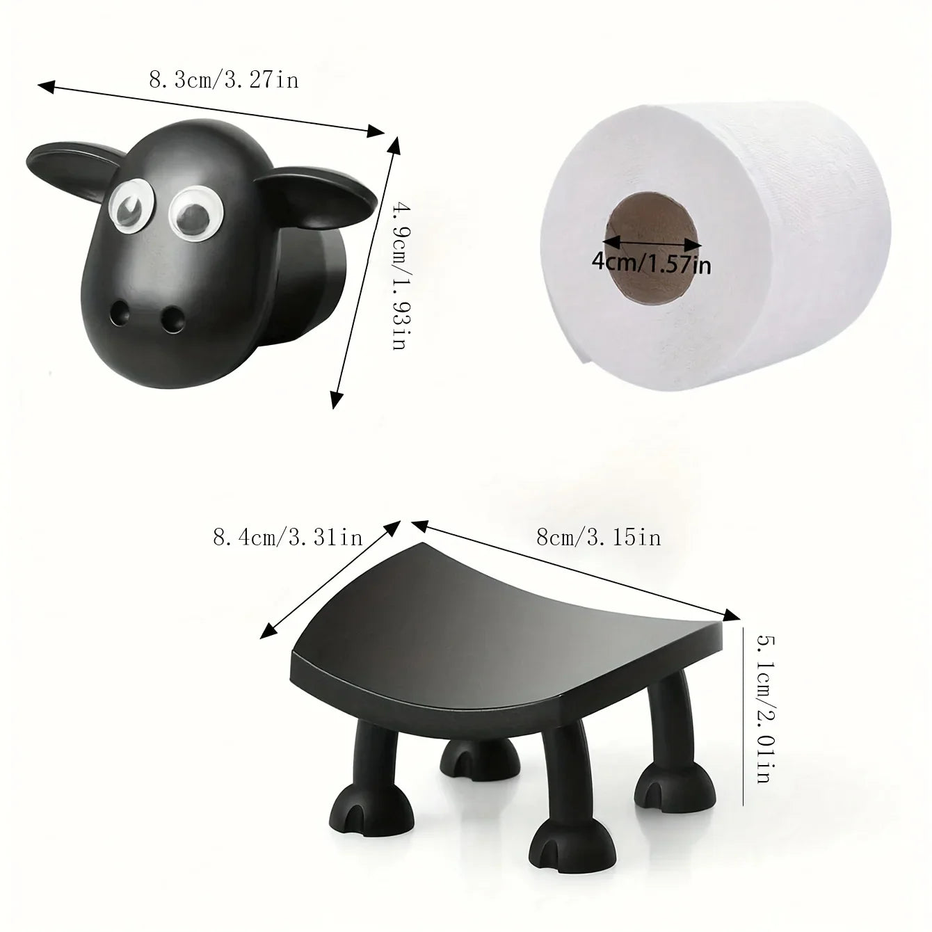 Schattige Schaap Toiletrolhouder™ | Geef Je Badkamer Karakter
