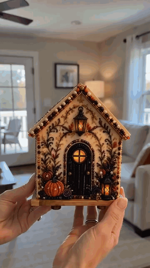 DIY Halloween Huisje Set