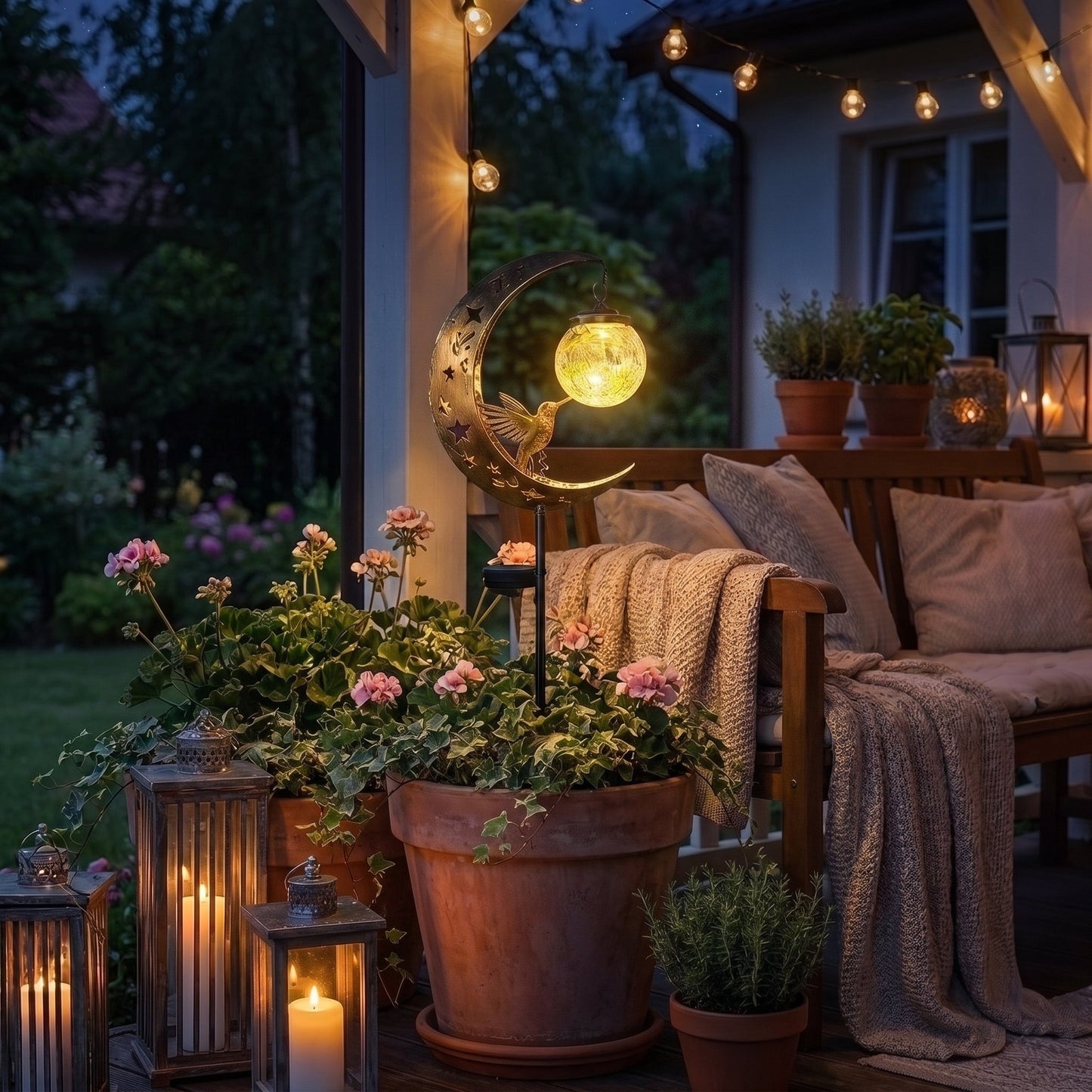 Lichtgevende Solar Maanlamp