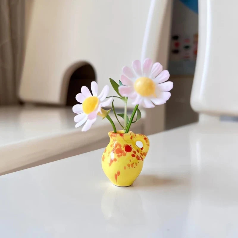 Mini Magnetische Bloemenvazen