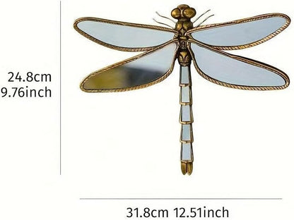 Gouden Libelle Wandspiegel