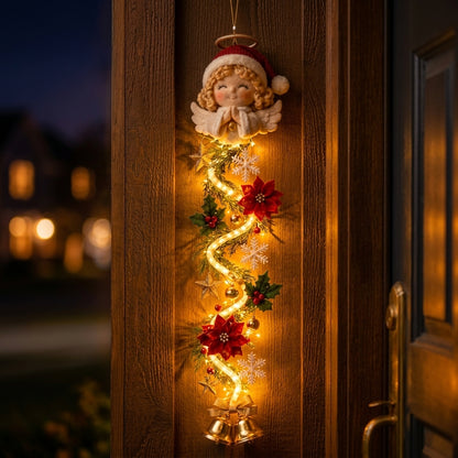 De Lichtgevende Kerstdeurhanger