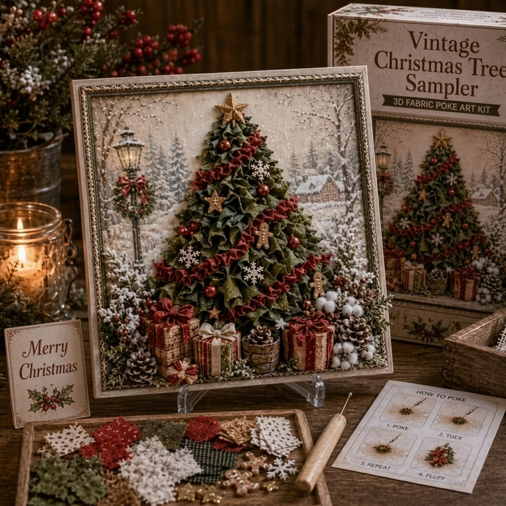 DIY Kerst Prikkunst Set