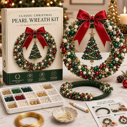 DIY Fonkelende Kerstkrans Set