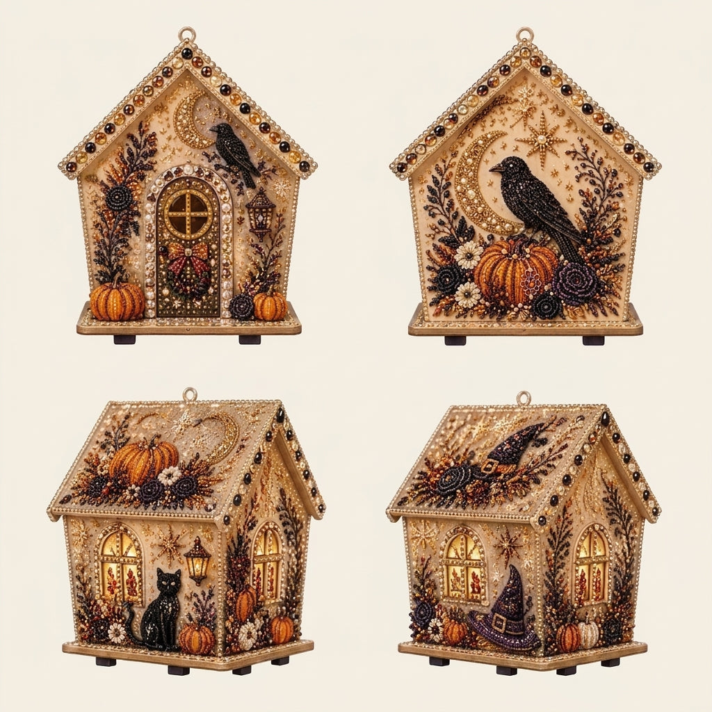 DIY Halloween Huisje Set