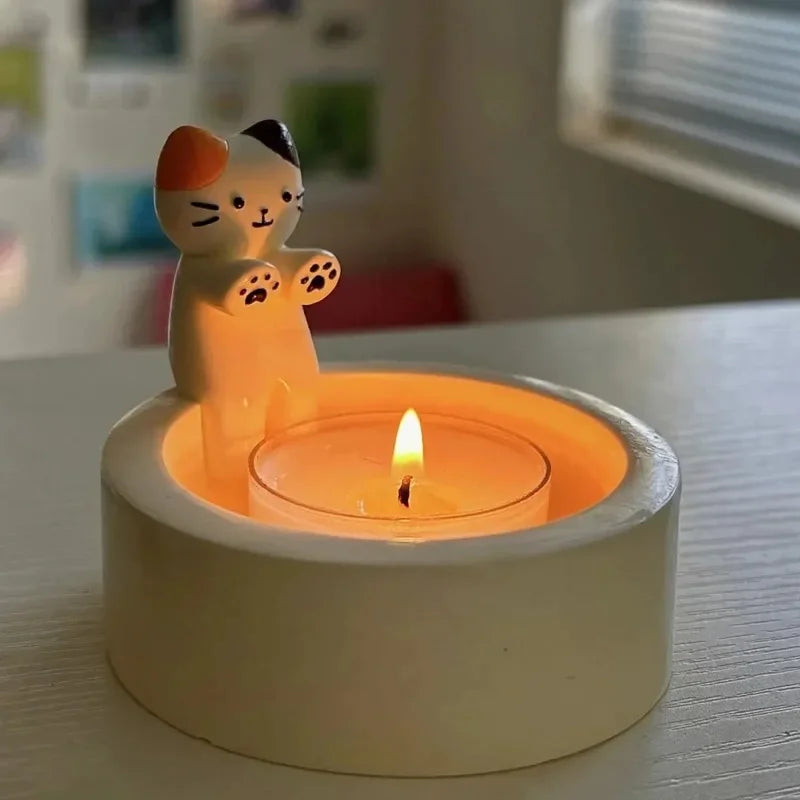 Schattige Katten Kandelaar