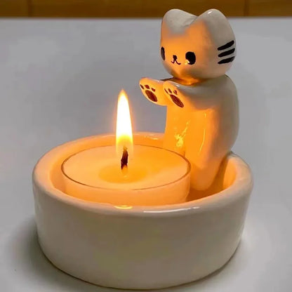 Schattige Katten Kandelaar