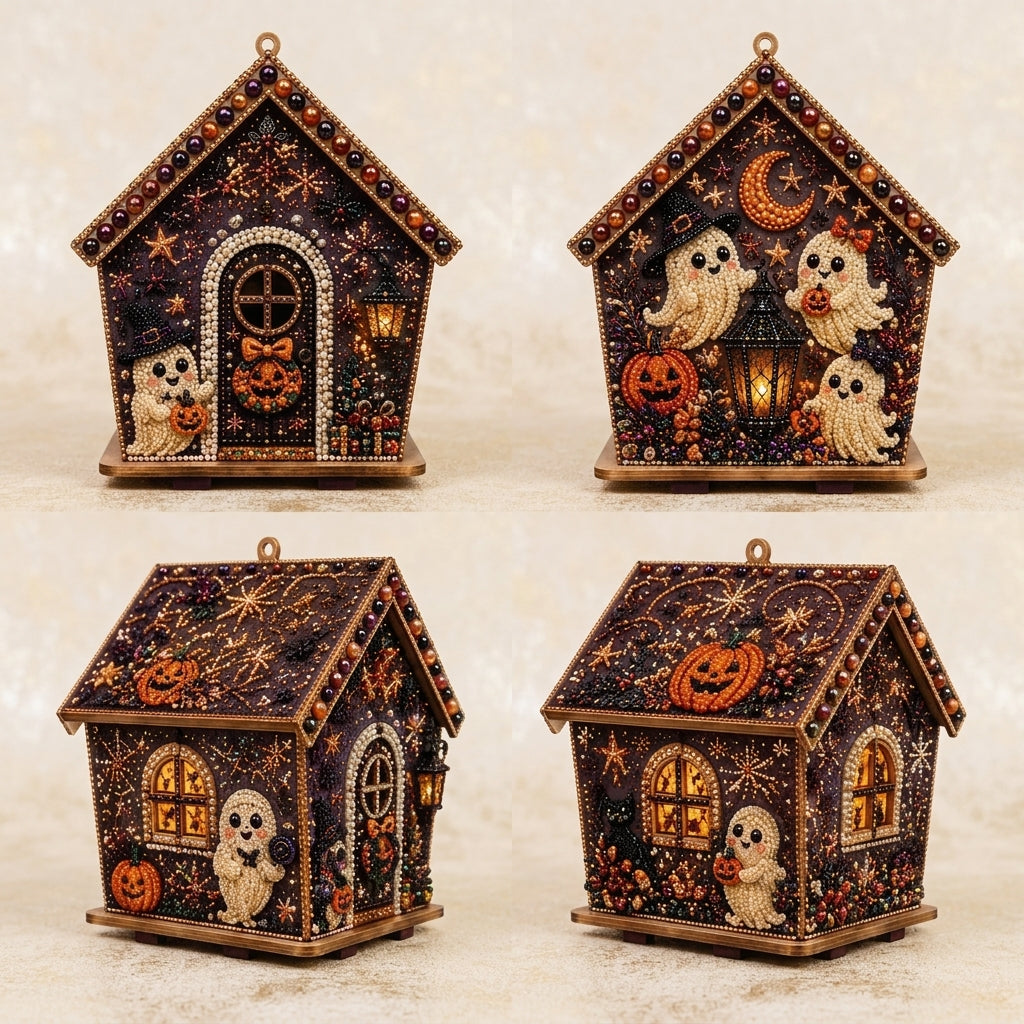 DIY Halloween Huisje Set