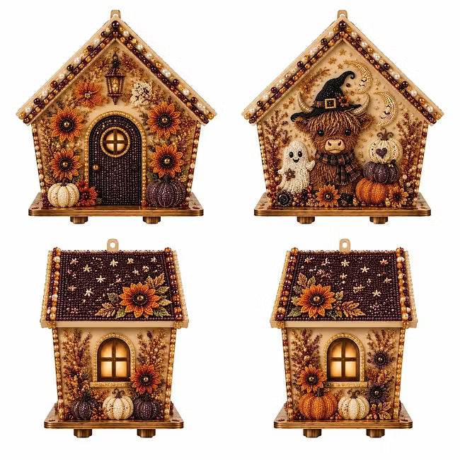 DIY Halloween Huisje Set