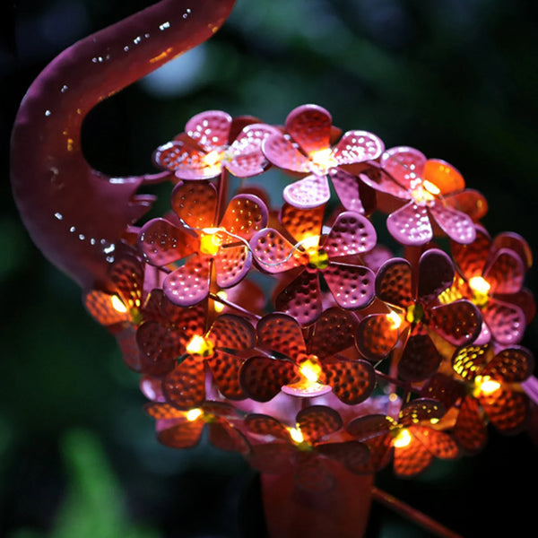 Zonnige Flamingo Tuinverlichting