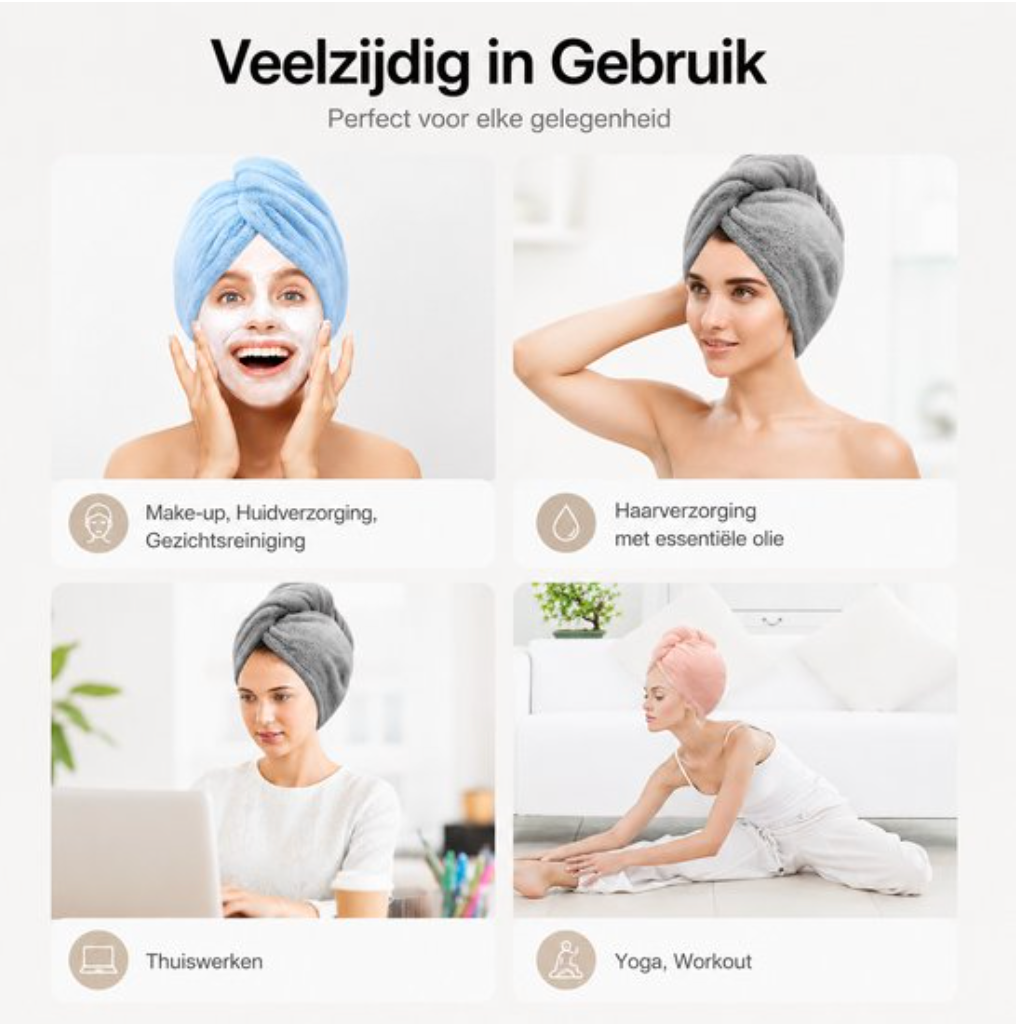 Superzachte Haardroogdoek