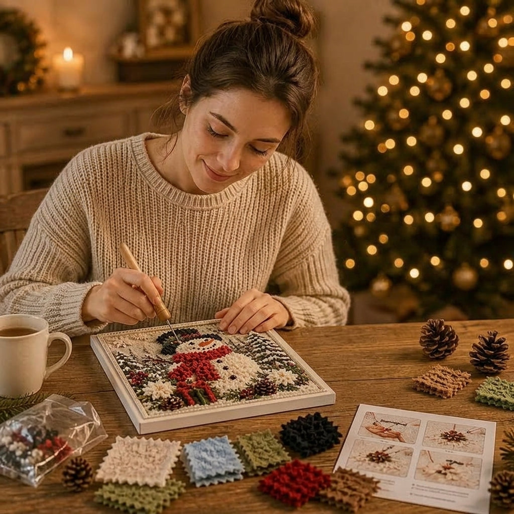 DIY Kerst Prikkunst Set