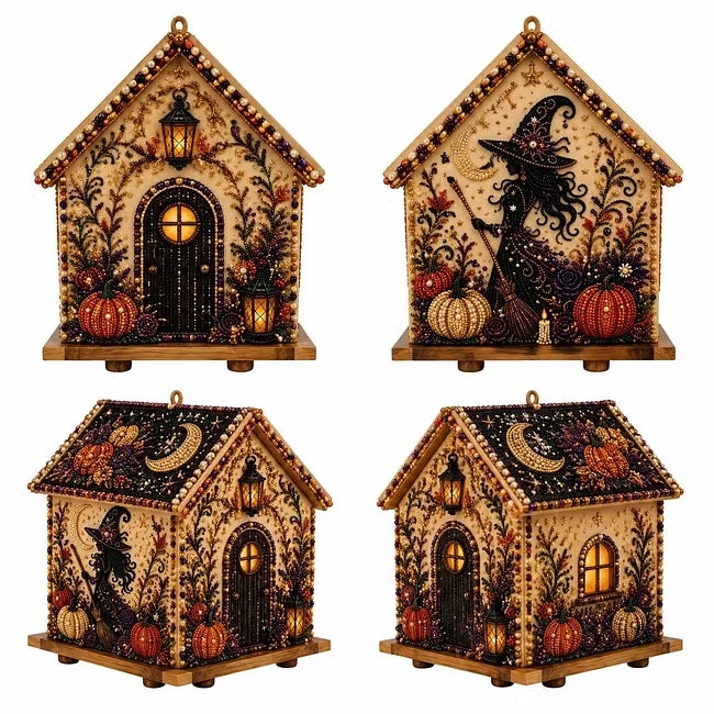 DIY Halloween Huisje Set