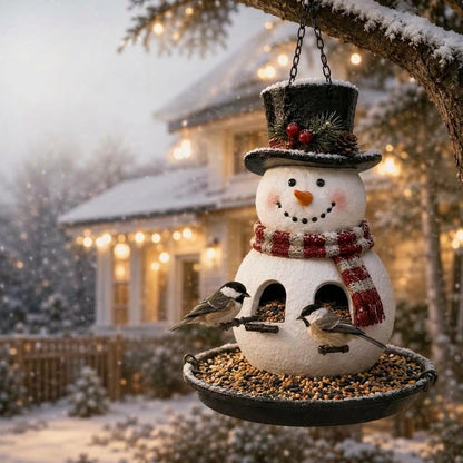 De Sneeuwpop Vogelvoeder