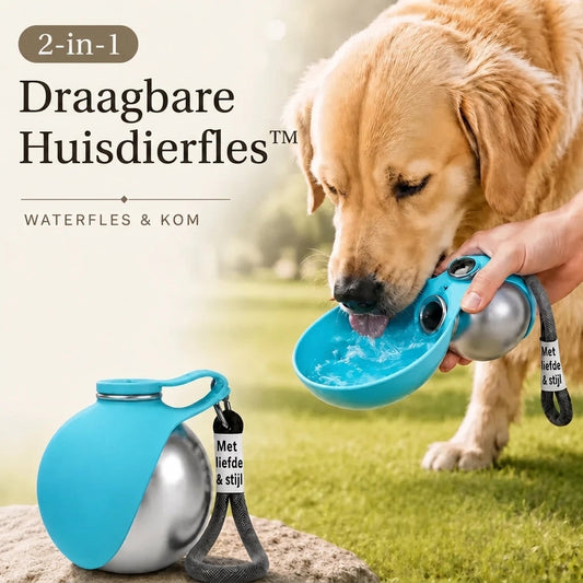 2-in-1 Draagbare Huisdierfles™