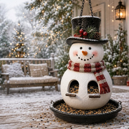 De Sneeuwpop Vogelvoeder