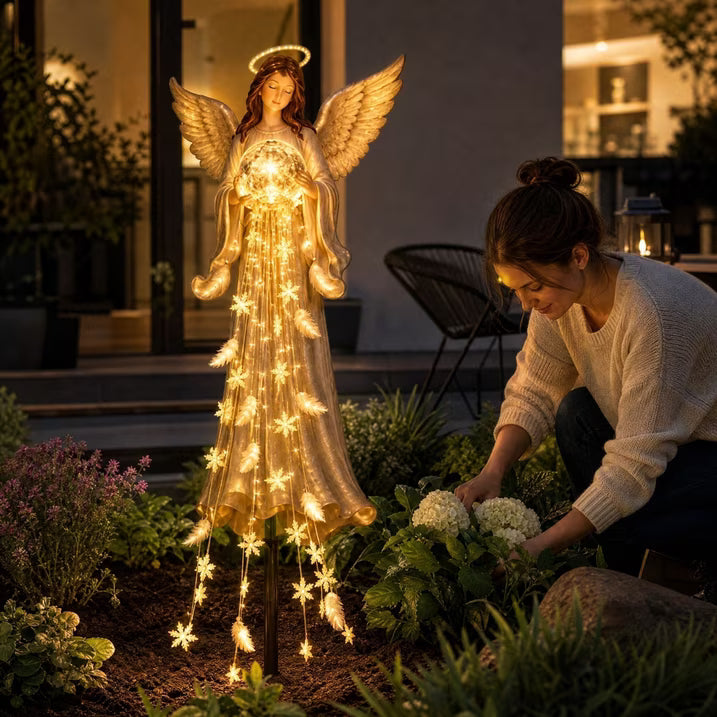 De Lichtgevende Solar Tuinengel