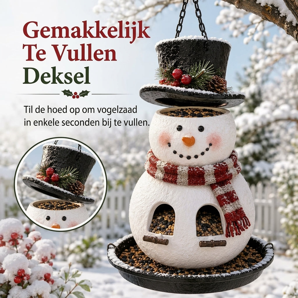 De Sneeuwpop Vogelvoeder