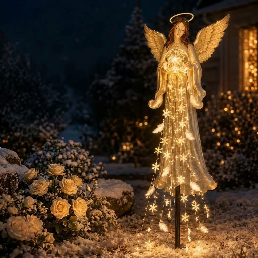 De Lichtgevende Solar Tuinengel