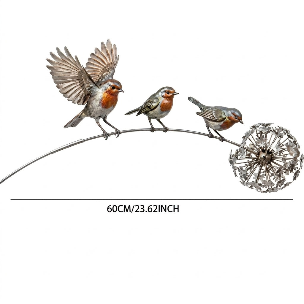 Balancerende Roodborstjes