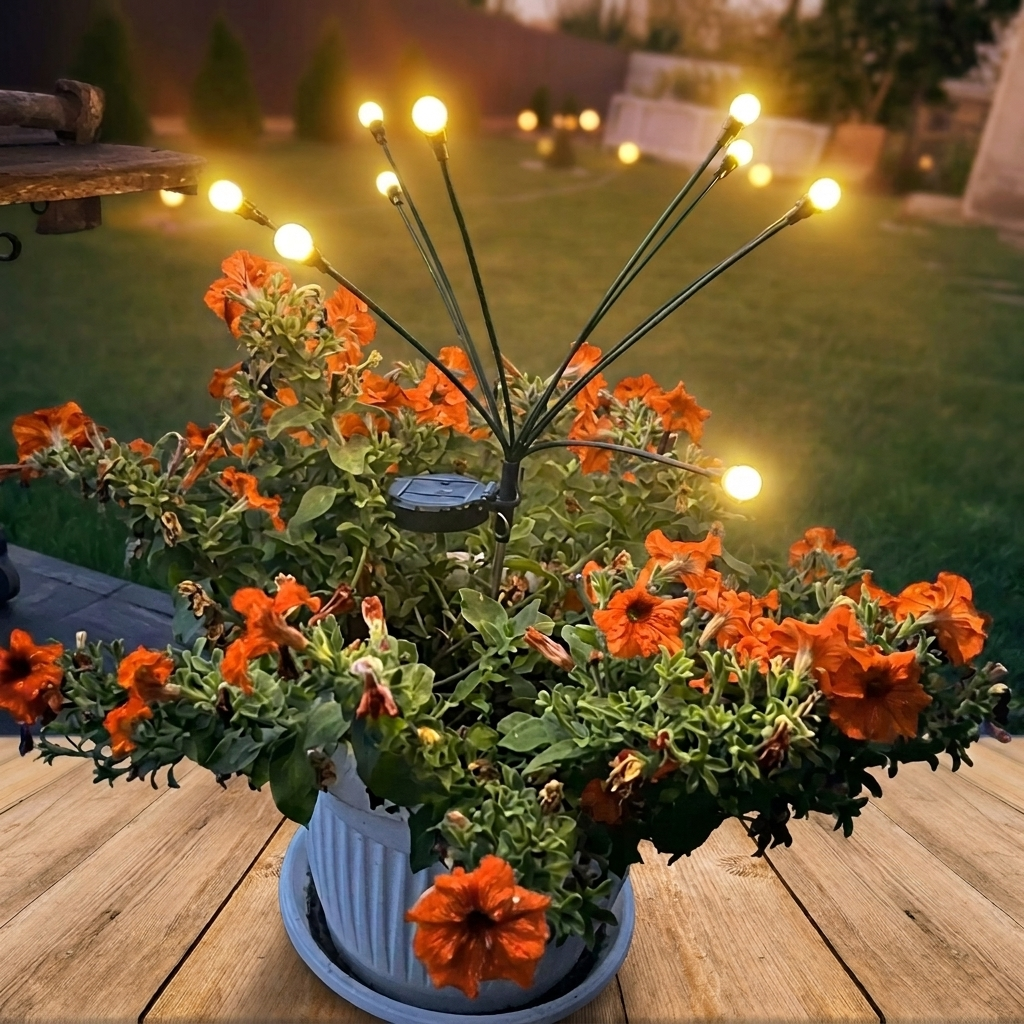 Dansende Solar Tuinlampen- Sfeervol Warm Licht