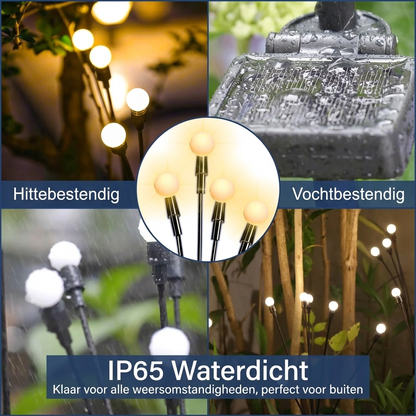 Dansende Solar Tuinlampen- Sfeervol Warm Licht
