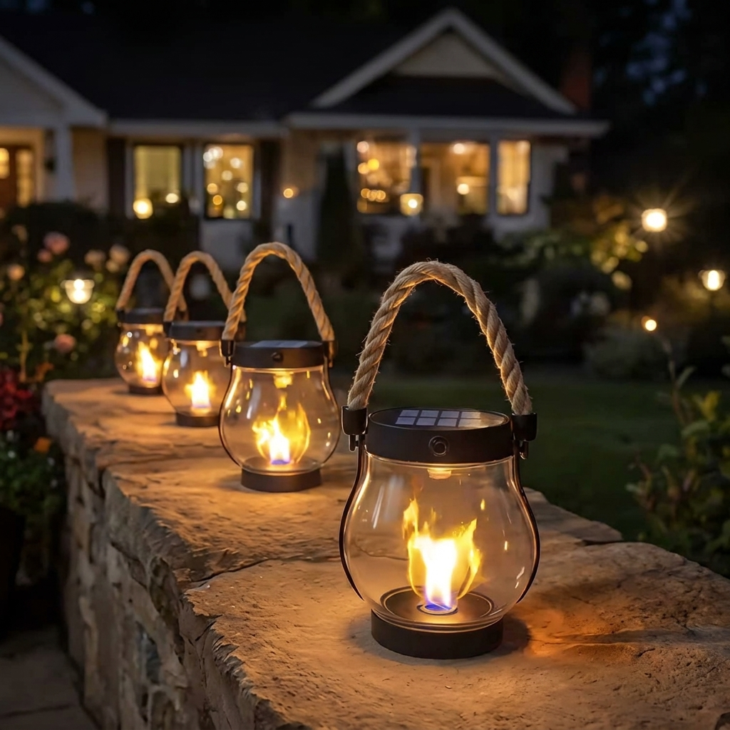Vintage Tuinlantaarn. Sfeervol & Draadloos Licht