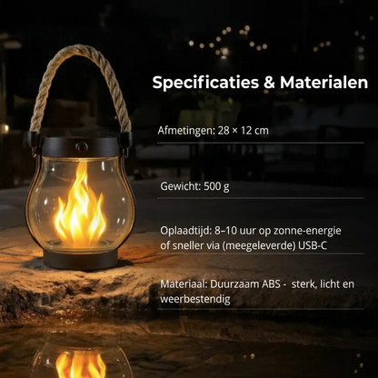 Vintage Tuinlantaarn. Sfeervol & Draadloos Licht