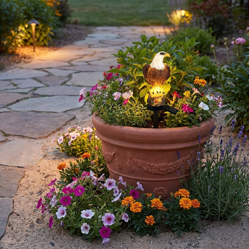 Solar Adelaar Tuinlamp