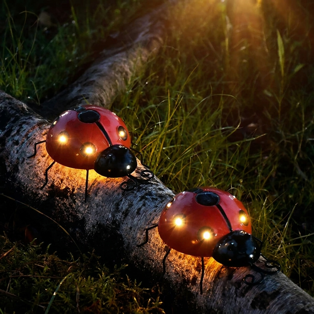 Solar Lieveheersbeestje Tuinlamp