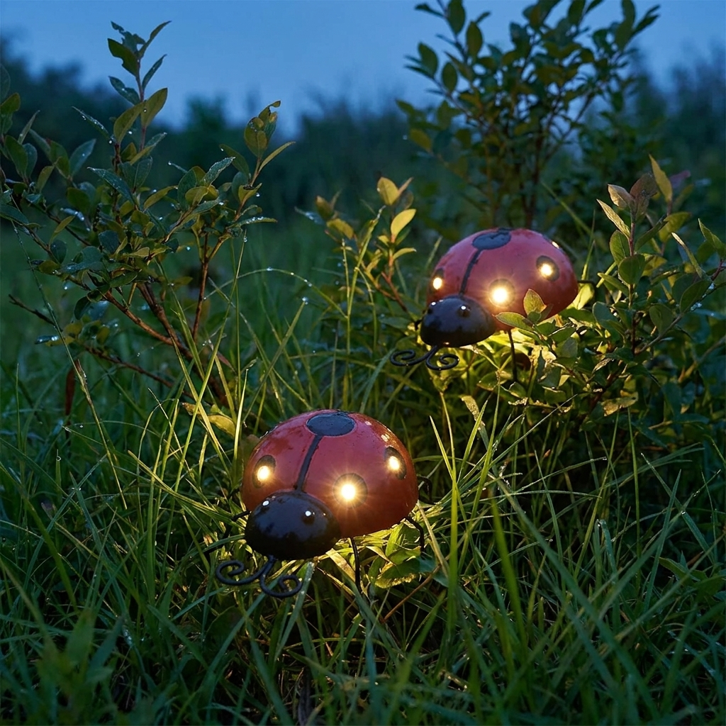 Solar Lieveheersbeestje Tuinlamp