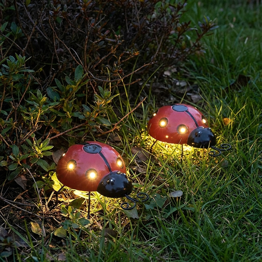 Solar Lieveheersbeestje Tuinlamp