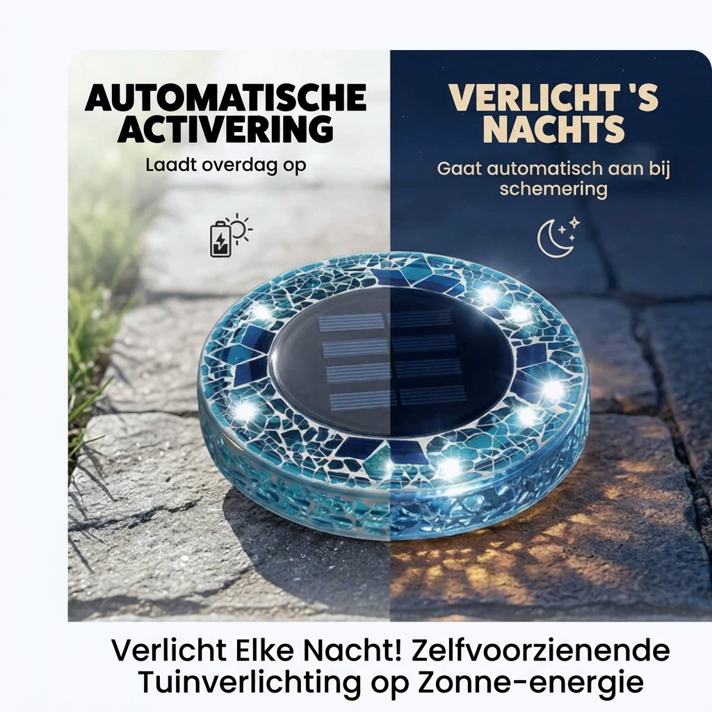 Luxe Mozaïek Solar Tuinlampen