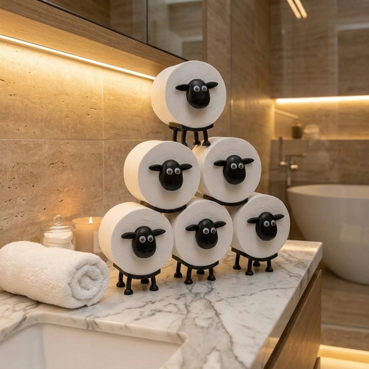 Schattige Schaap Toiletrolhouder™ | Geef Je Badkamer Karakter