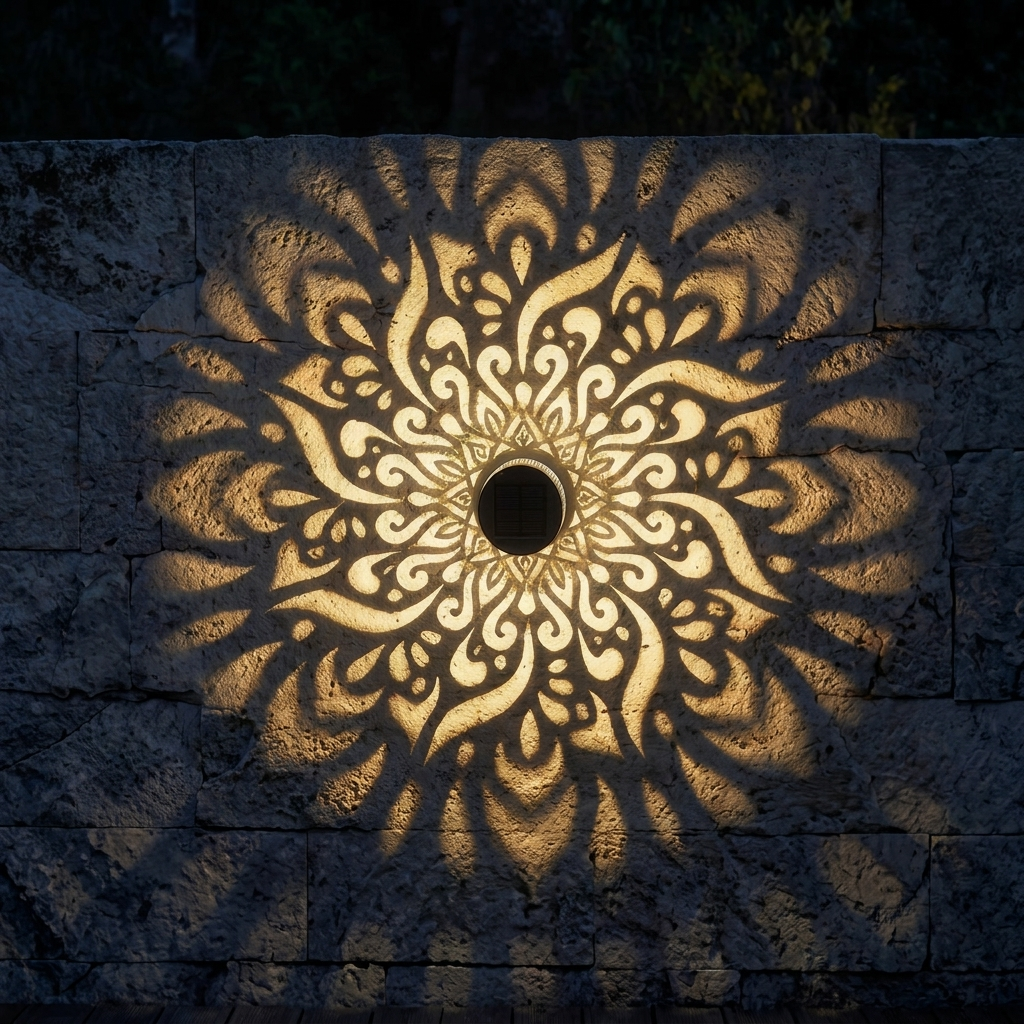Solar Mandala Lamp