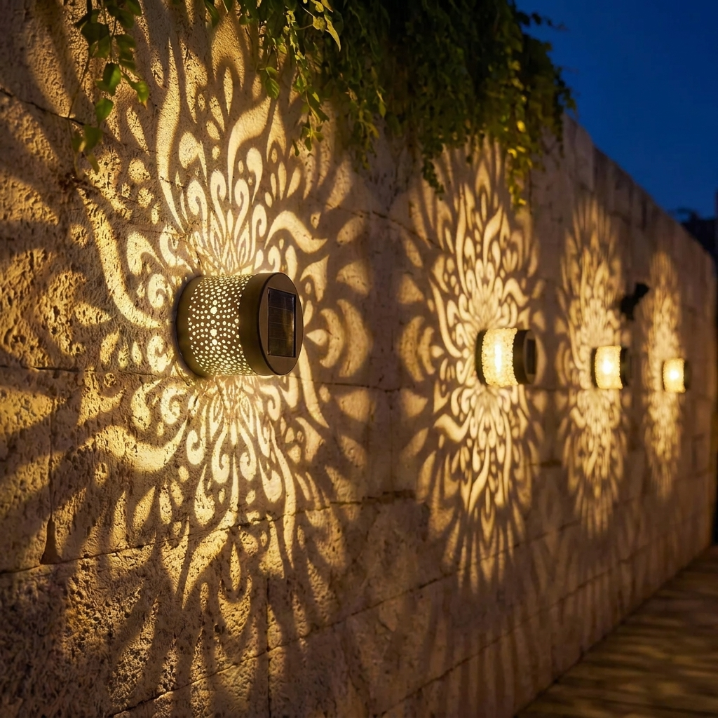 Solar Mandala Lamp