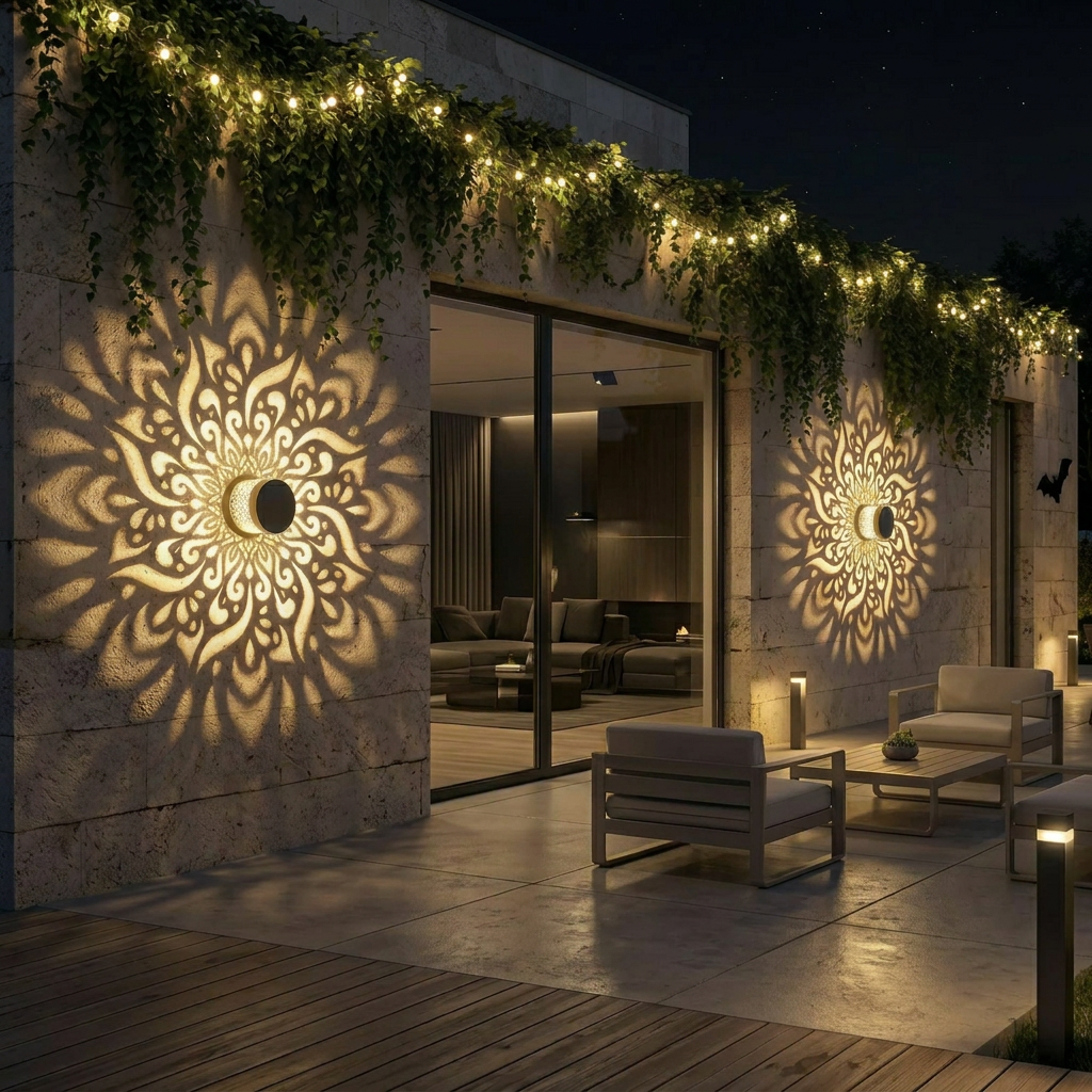 Solar Mandala Lamp