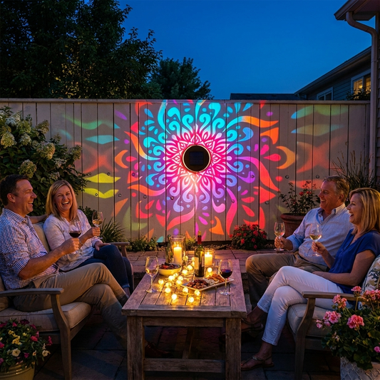 Solar Mandala Lamp