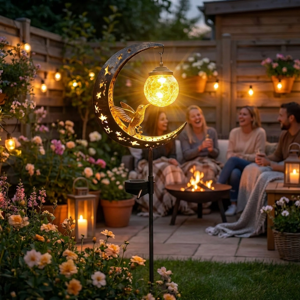 Lichtgevende Solar Maanlamp