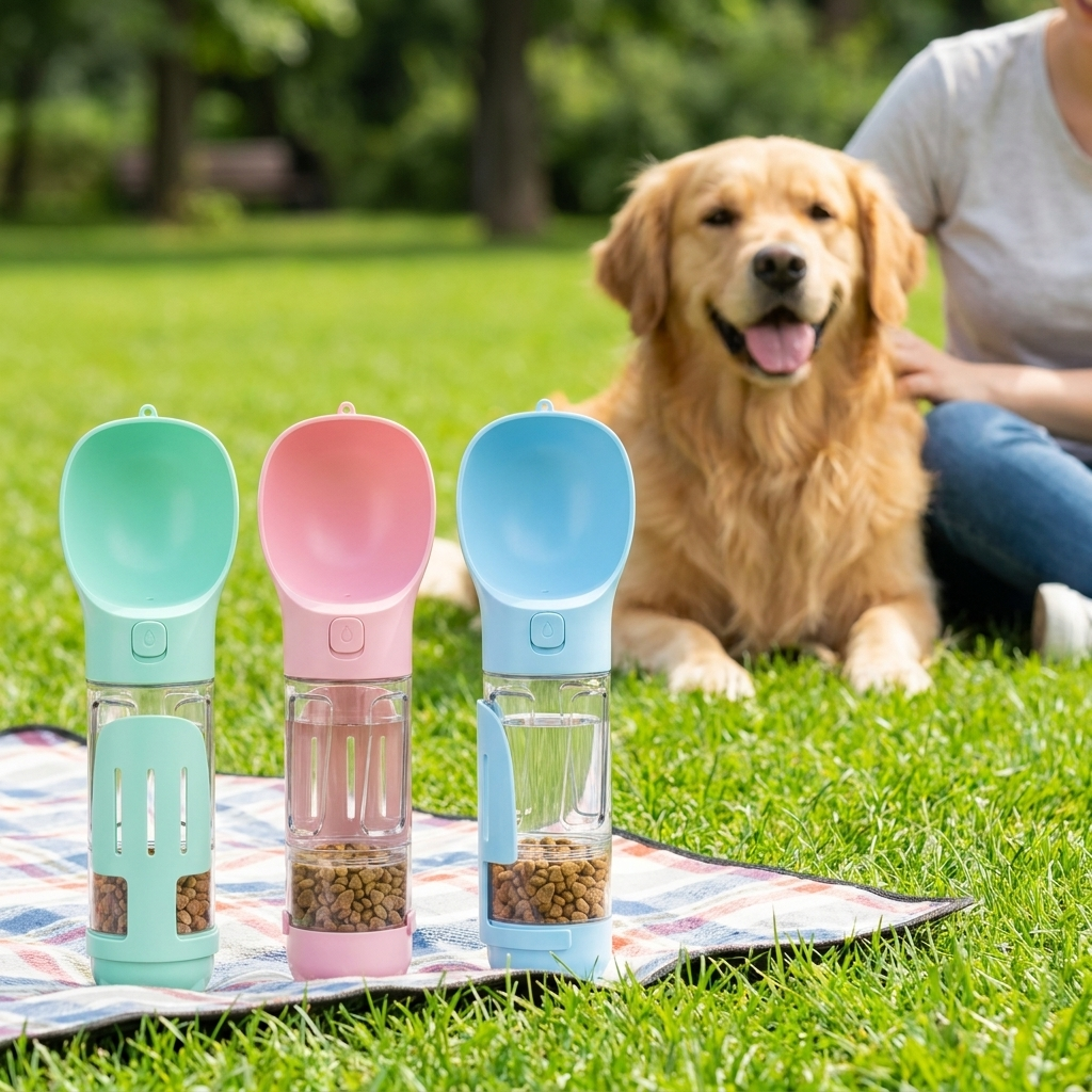 Alles-in-Één Huisdierfles 3-in-1™