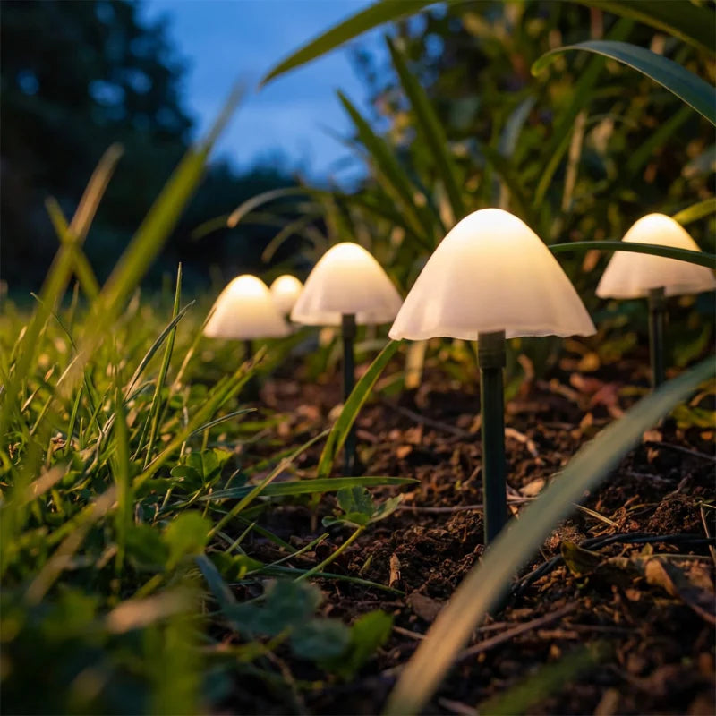 Sfeervolle Paddenstoellampen voor je Tuin
