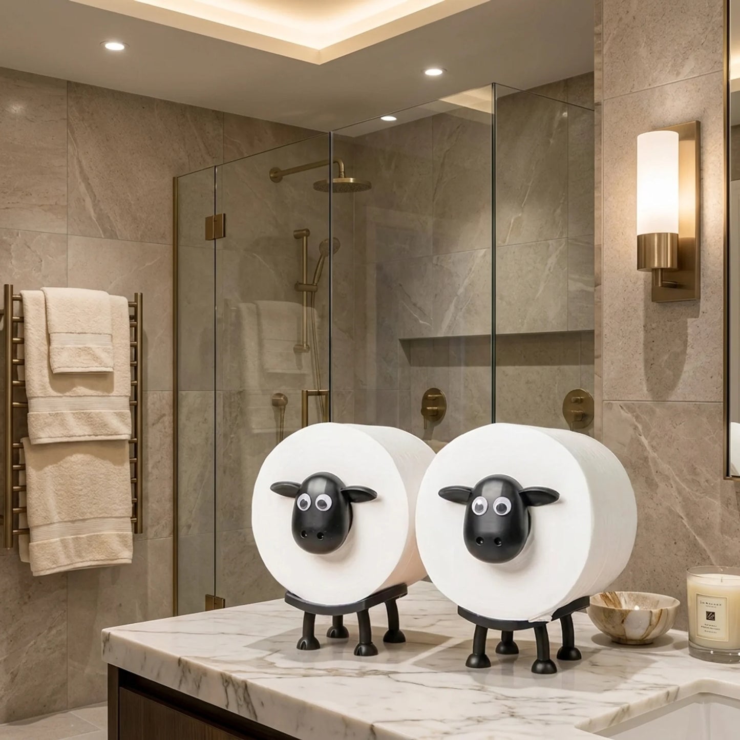 Schattige Schaap Toiletrolhouder™ | Geef Je Badkamer Karakter