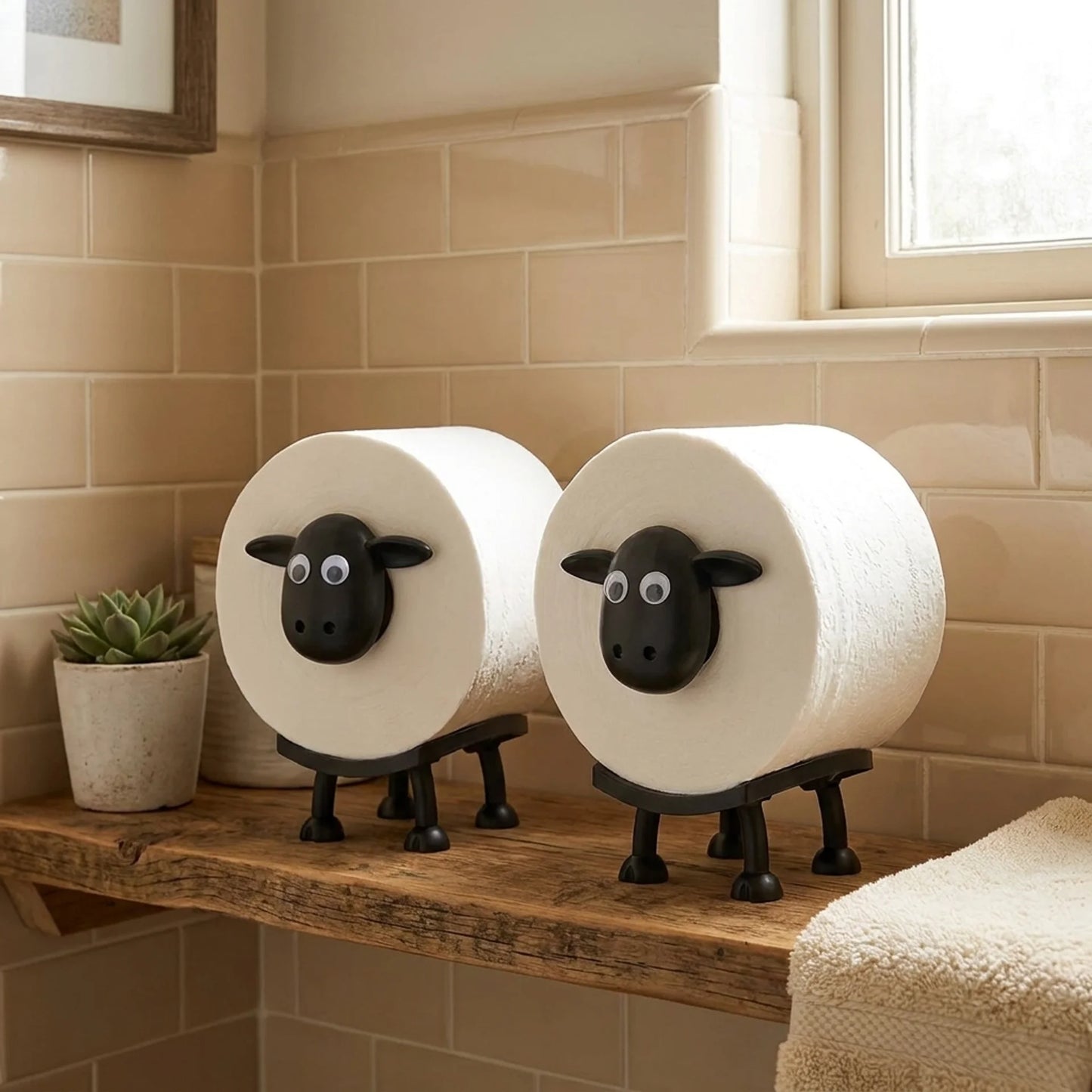 Schattige Schaap Toiletrolhouder™ | Geef Je Badkamer Karakter